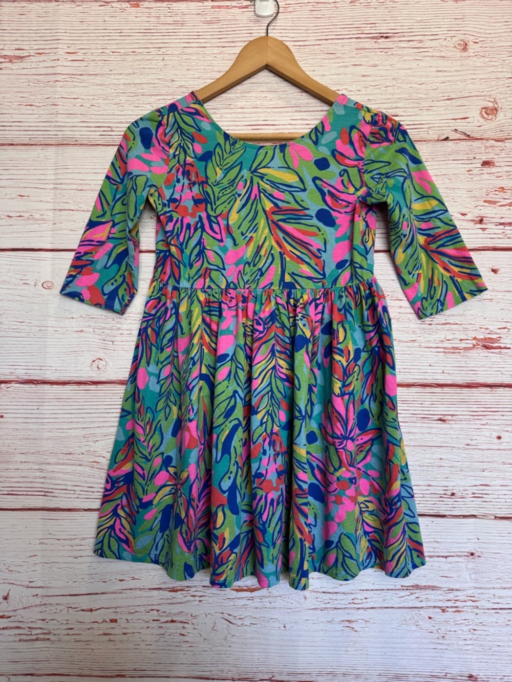 Lilly Pulitzer Mini Evelyn Dress in Multi Hot Spot Sz XL (12-14) - Picture 1 of 10
